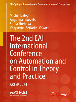 cover image of The 2nd EAI International Conference on Automation and Control in Theory and Practice